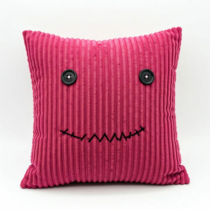 Spooksies Handmade Button-Eye Pillow