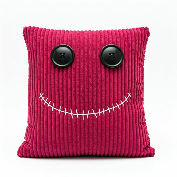 Spooksies Handmade Button-Eye Pillow
