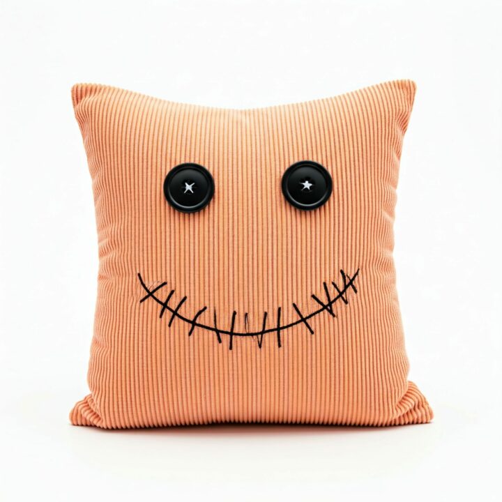 Spooksies Handmade Button-Eye Pillow