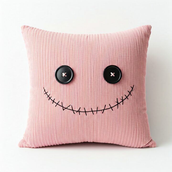 Spooksies Handmade Button-Eye Pillow