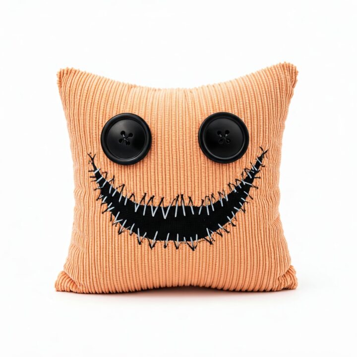 Spooksies Handmade Button-Eye Pillow