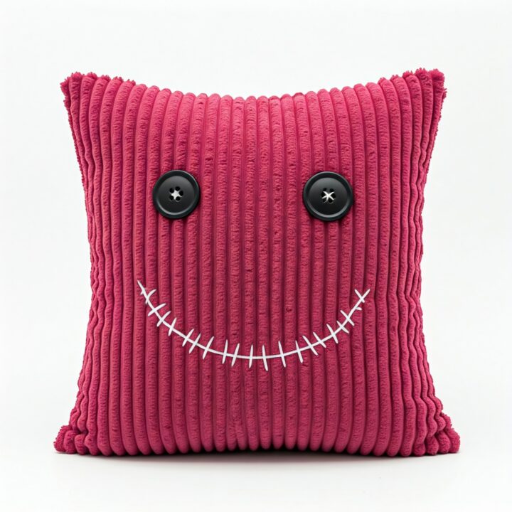 Spooksies Handmade Button-Eye Pillow