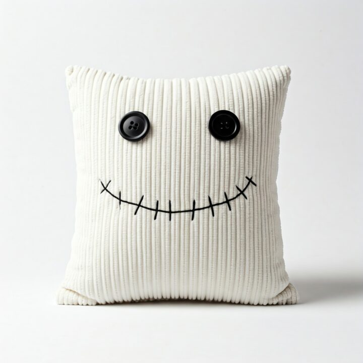 Spooksies Handmade Button-Eye Pillow
