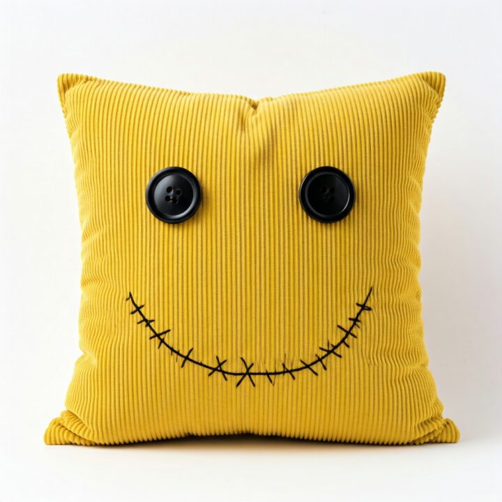 Spooksies Handmade Button-Eye Pillow