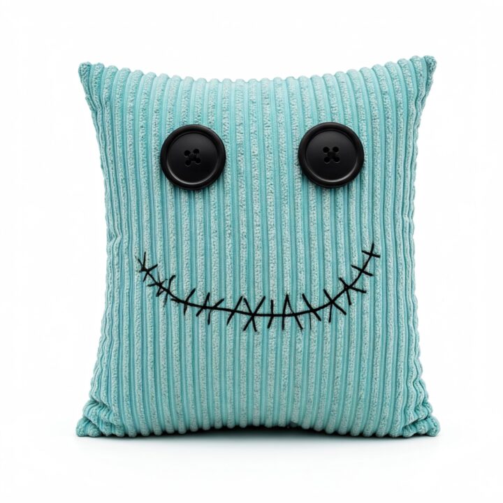 Spooksies Handmade Button-Eye Pillow