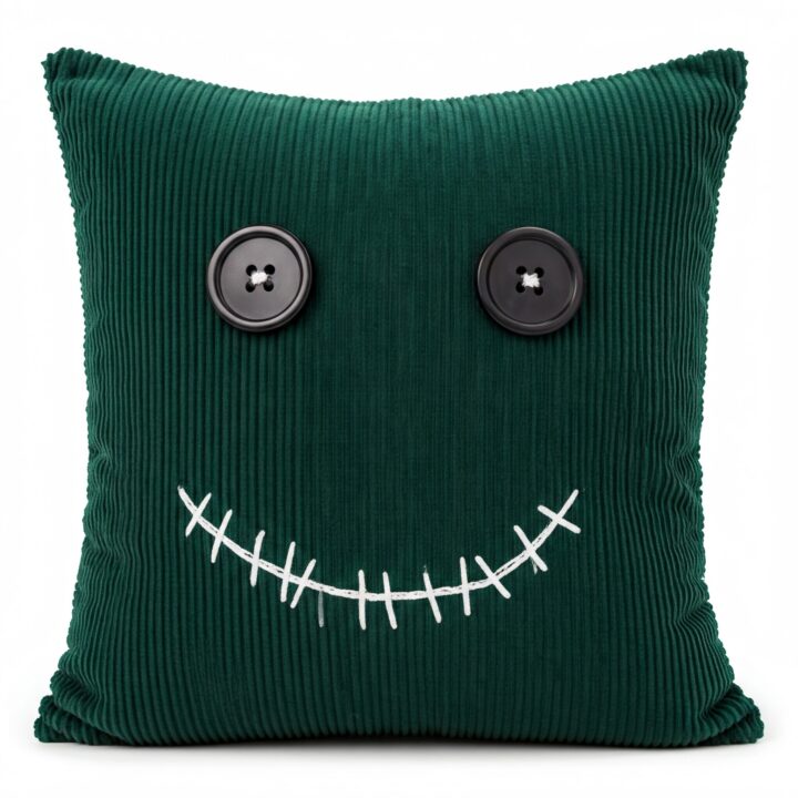 Spooksies Handmade Button-Eye Pillow
