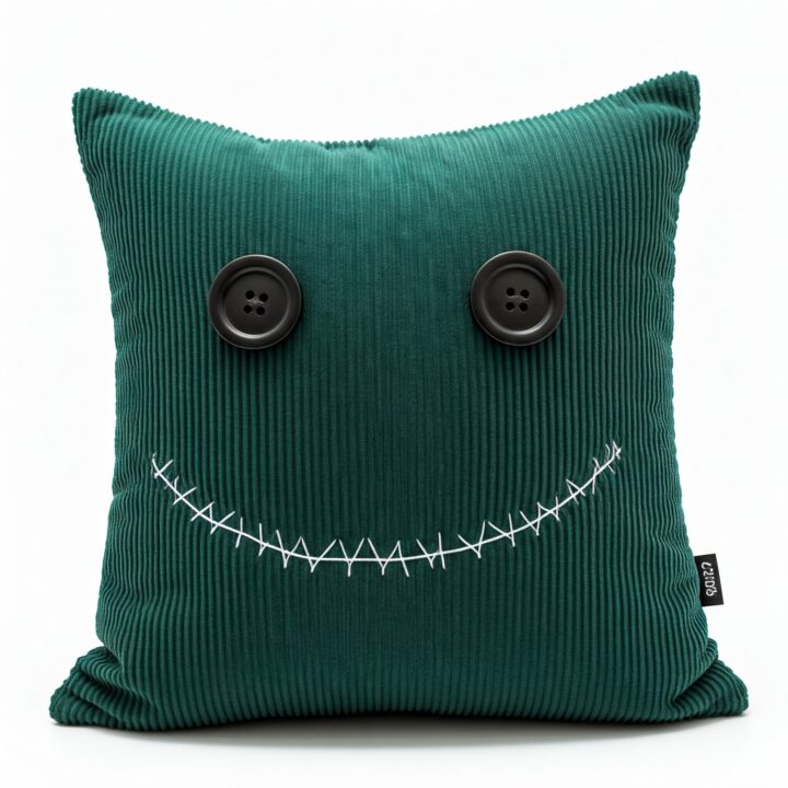 Spooksies Handmade Button-Eye Pillow