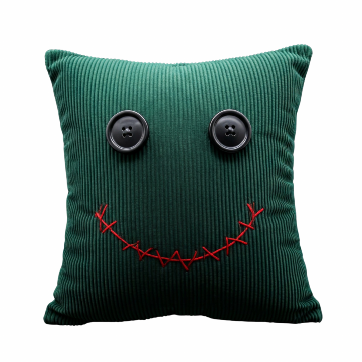 Spooksies Handmade Button-Eye Pillow