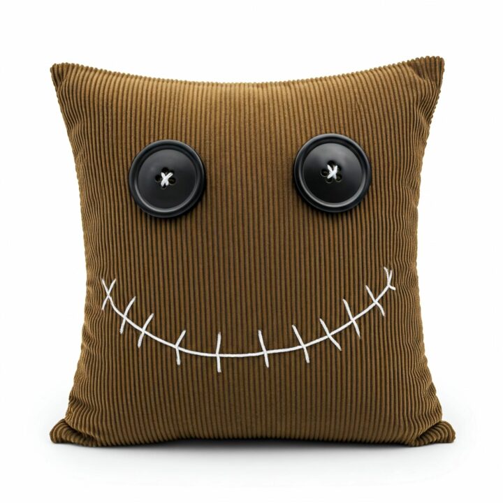 Spooksies Handmade Button-Eye Pillow