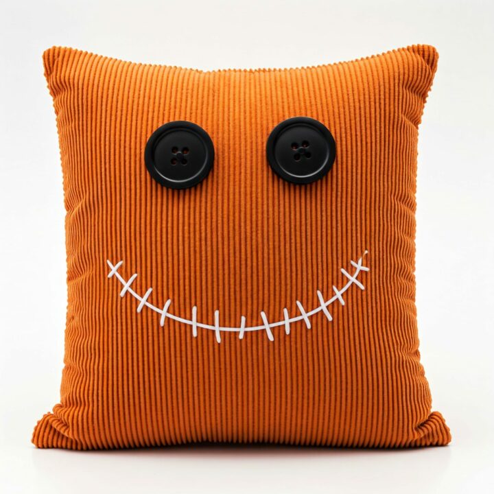 Spooksies Handmade Button-Eye Pillow